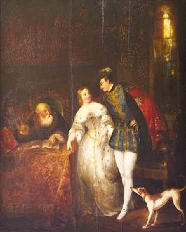 A Clandestine Marriage by Daniel Maclise (Attributed)
